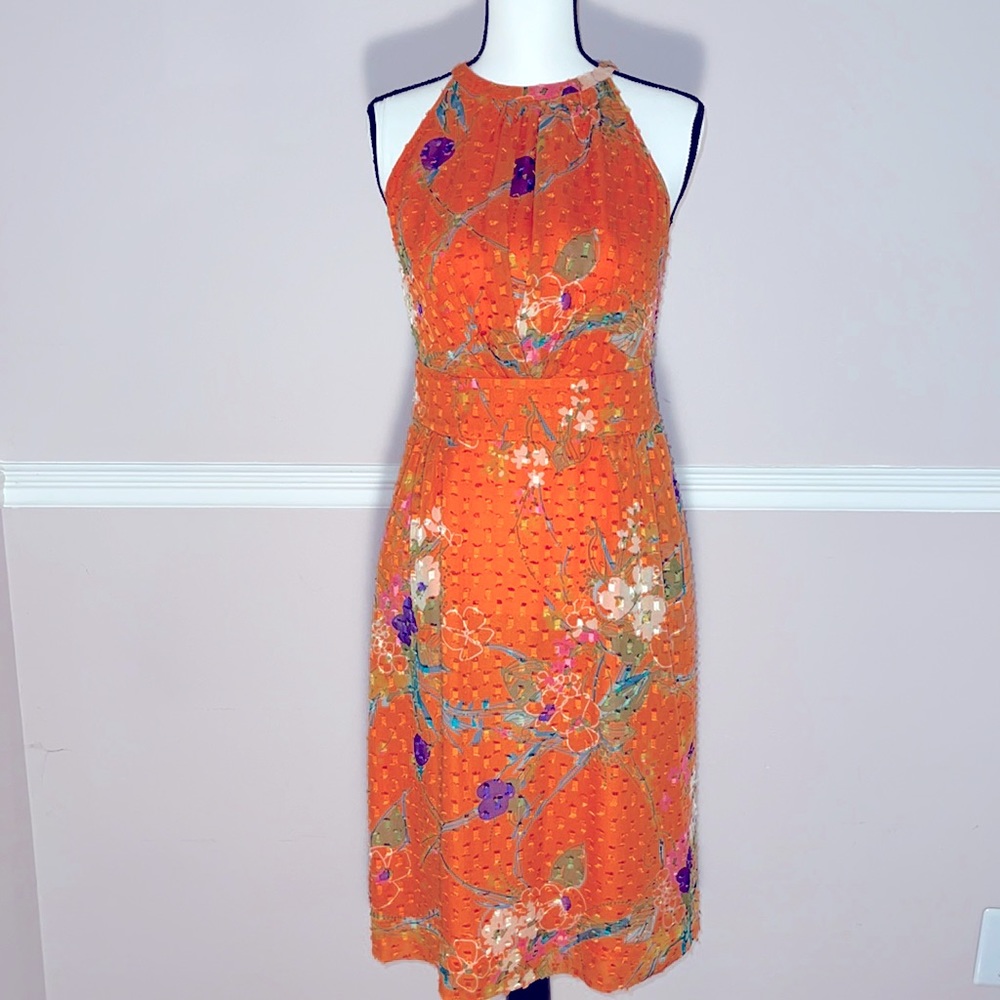 Etcetera sleeveless floral dress, Size 4